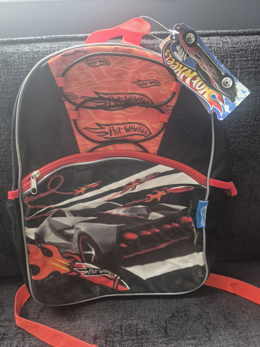 Hot Wheels Kids Backpack New With Tags! 2011 Stock